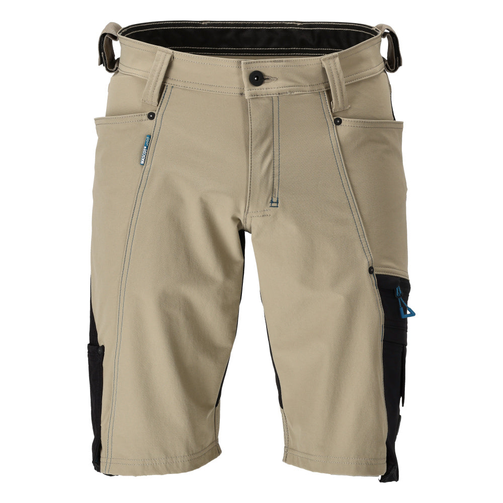Arbeitsshorts ADVANCED light khaki/black