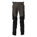 Arbeitshose mit Kniepolstertaschen ADVANCED dark anthracite/black