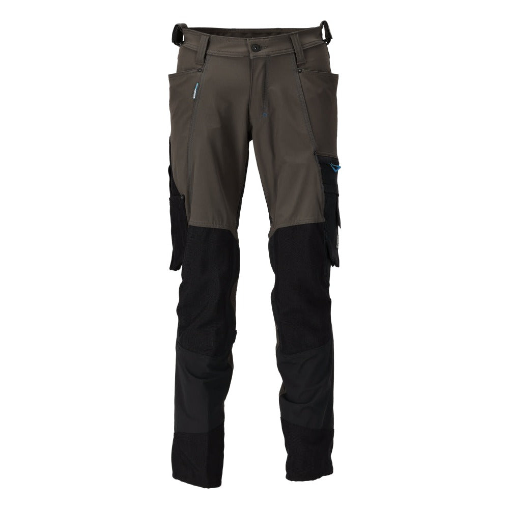 Arbeitshose mit Kniepolstertaschen ADVANCED dark anthracite/black