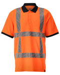 Poloshirt ACCELERATE SAFE warnschutz-orange