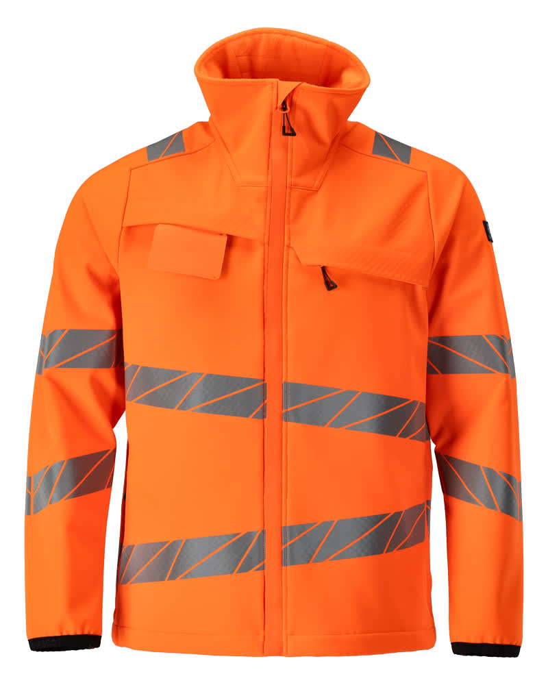 Softshell-Jacke ACCELERATE SAFE warnschutz-orange