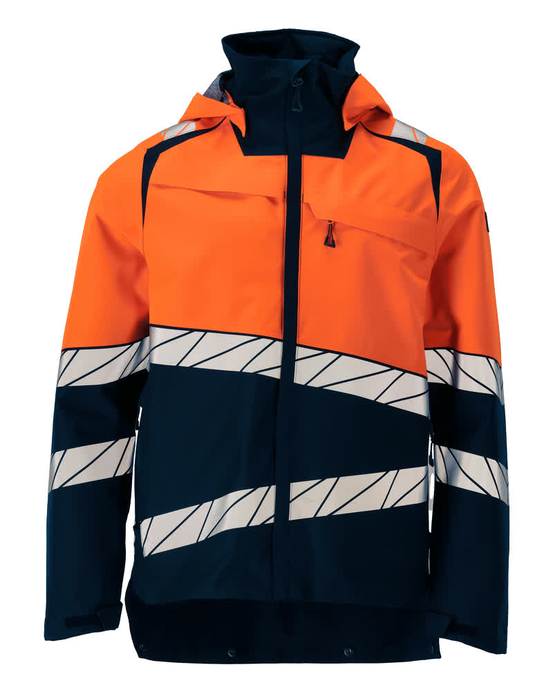 Hardshell-Jacke ACCELERATE SAFE dark navy/hi-vis orange