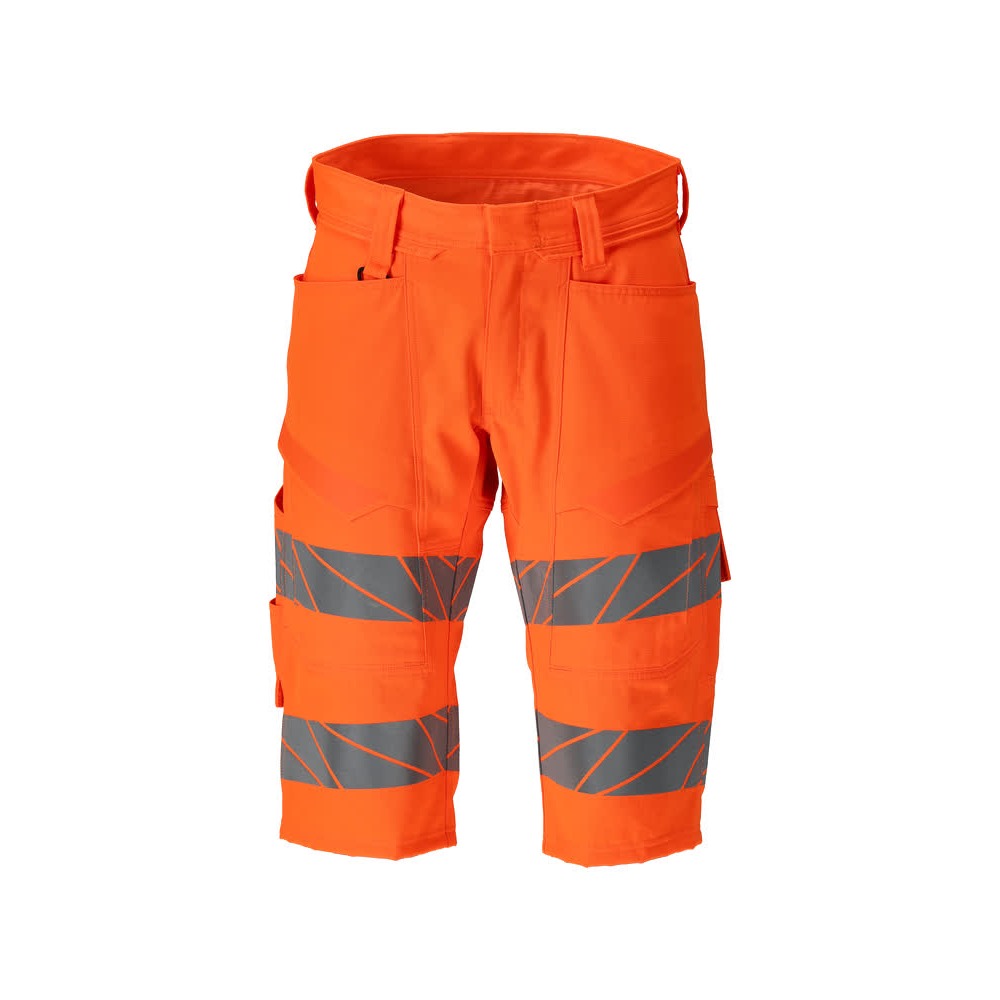 Lange Arbeitsshorts ACCELERATE SAFE warnschutz-orange
