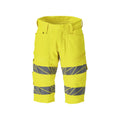 Lange Arbeitsshorts ACCELERATE SAFE warnschutz-gelb