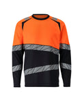 Langarmshirt ACCELERATE SAFE dark navy/hi-vis orange