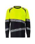 Langarmshirt ACCELERATE SAFE dark navy/hi-vis yellow