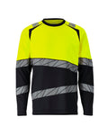 Langarmshirt ACCELERATE SAFE black/hi-vis yellow