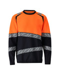 Sweatshirt ACCELERATE SAFE dark navy/hi-vis orange