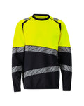 Sweatshirt ACCELERATE SAFE dark navy/hi-vis yellow