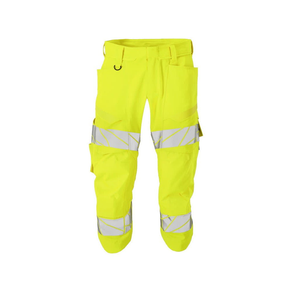 3/4 Arbeitshose mit Kniepolstertaschen ACCELERATE SAFE warnschutz-gelb