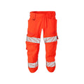 3/4 Arbeitshose mit Kniepolstertaschen ACCELERATE SAFE warnschutz-rot