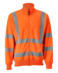 Sweatshirt mit Reißverschluss SAFE CLASSIC warnschutz-orange