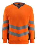 Sweatshirt SAFE SUPREME hi-vis orange/dark navy