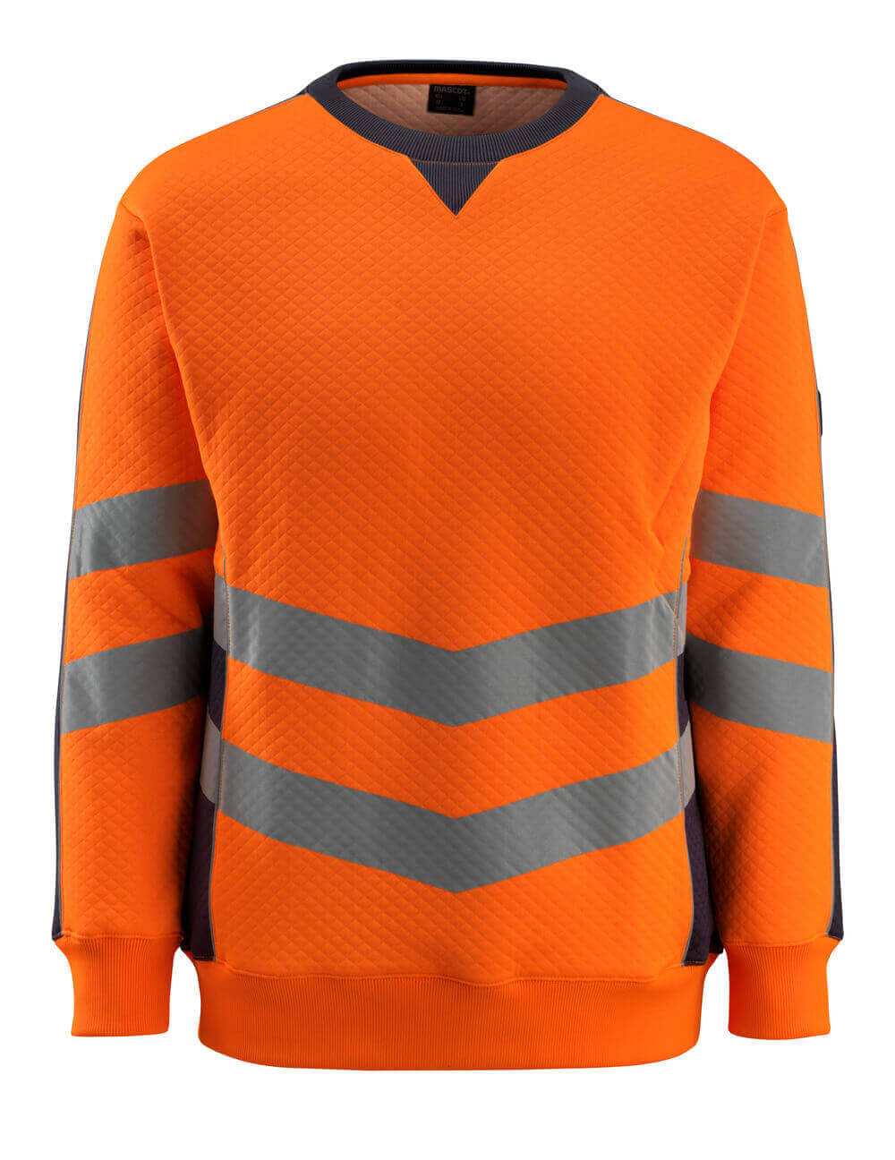 Sweatshirt SAFE SUPREME hi-vis orange/dark navy
