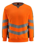 Sweatshirt SAFE SUPREME hi-vis orange/dark anthracite