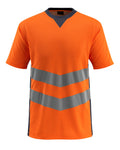 T-Shirt SAFE SUPREME hi-vis orange/dark navy