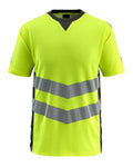 T-Shirt SAFE SUPREME hi-vis yellow/black