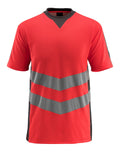 T-Shirt SAFE SUPREME hi-vis red/dark anthracite