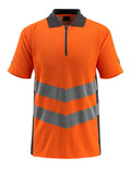 Poloshirt SAFE SUPREME hi-vis orange/dark anthracite