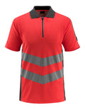 Poloshirt SAFE SUPREME hi-vis red/dark anthracite