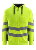 Hoodie mit Reißverschluss SAFE SUPREME hi-vis yellow/black