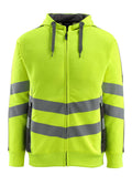 Hoodie mit Reißverschluss SAFE SUPREME hi-vis yellow/dark anthracite