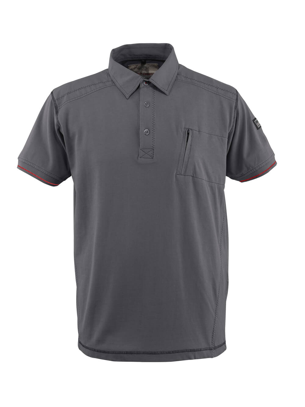 Poloshirt mit Brusttasche FRONTLINE light anthracite