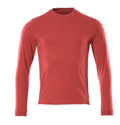 Langarmshirt CROSSOVER rot