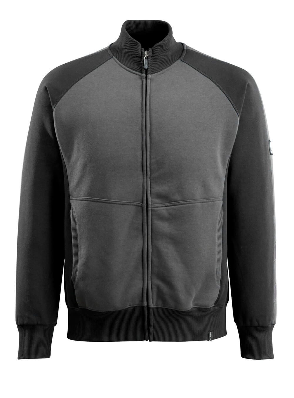 Sweatshirt mit Reißverschluss UNIQUE dark anthracite/black