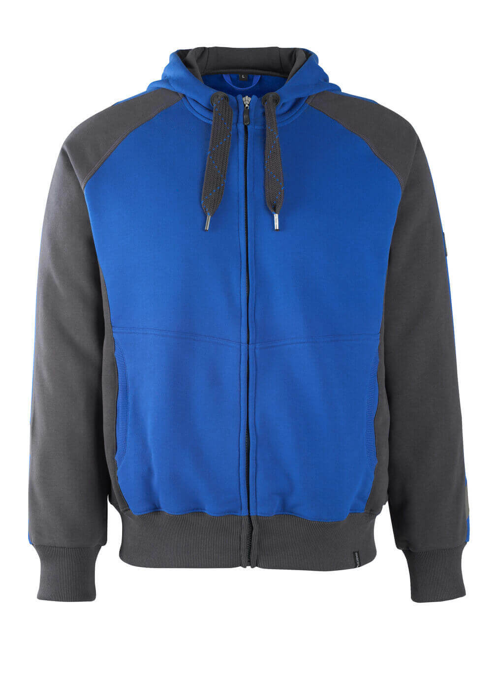 Hoodie mit Reißverschluss UNIQUE royal/dark navy