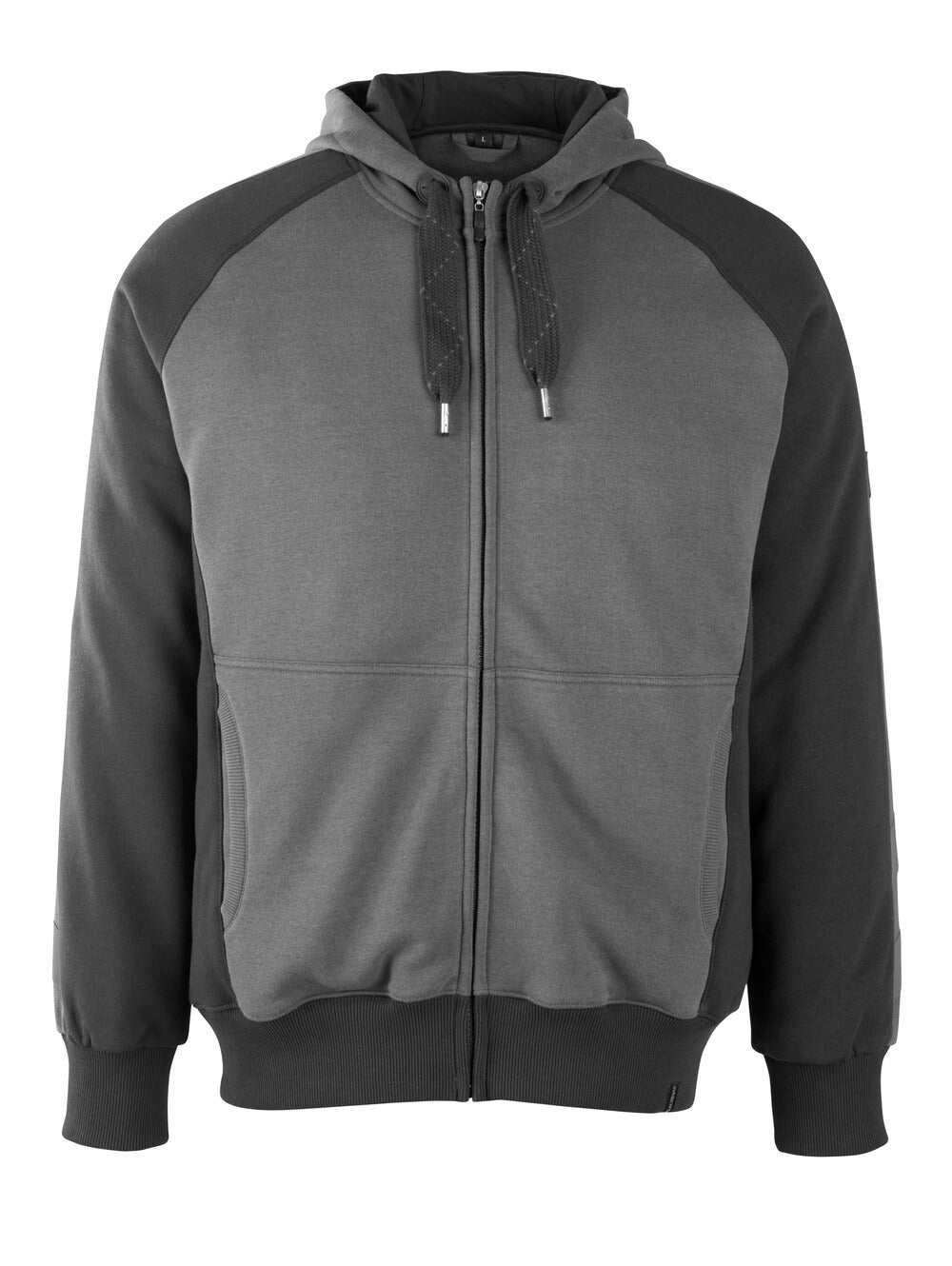 Hoodie mit Reißverschluss UNIQUE dark anthracite/black