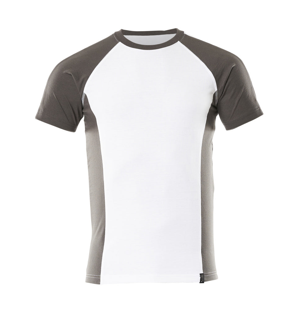 T-Shirt UNIQUE white/dark anthracite