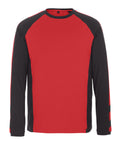 Langarmshirt UNIQUE red/black