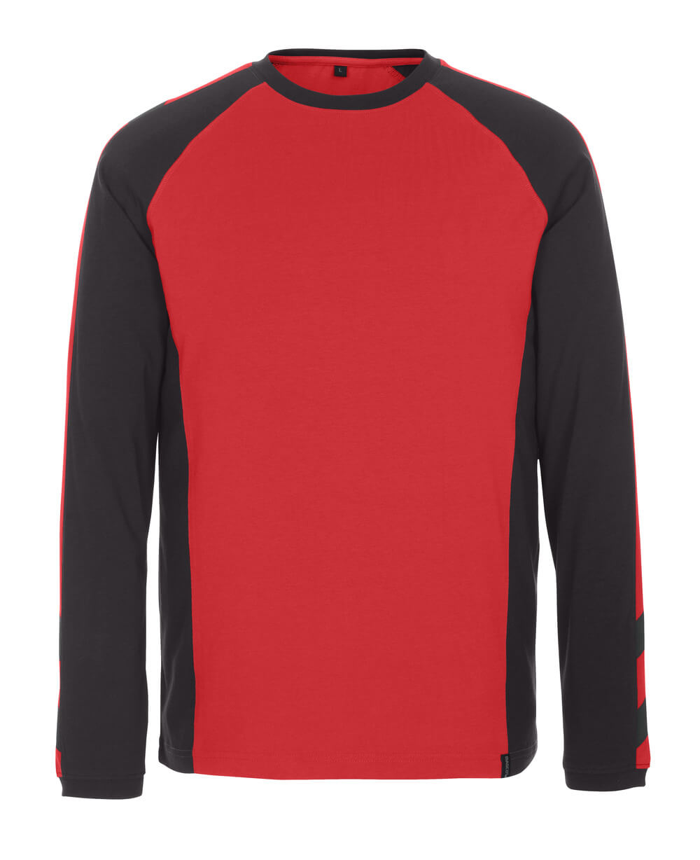 Langarmshirt UNIQUE red/black