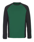 Langarmshirt UNIQUE green/black