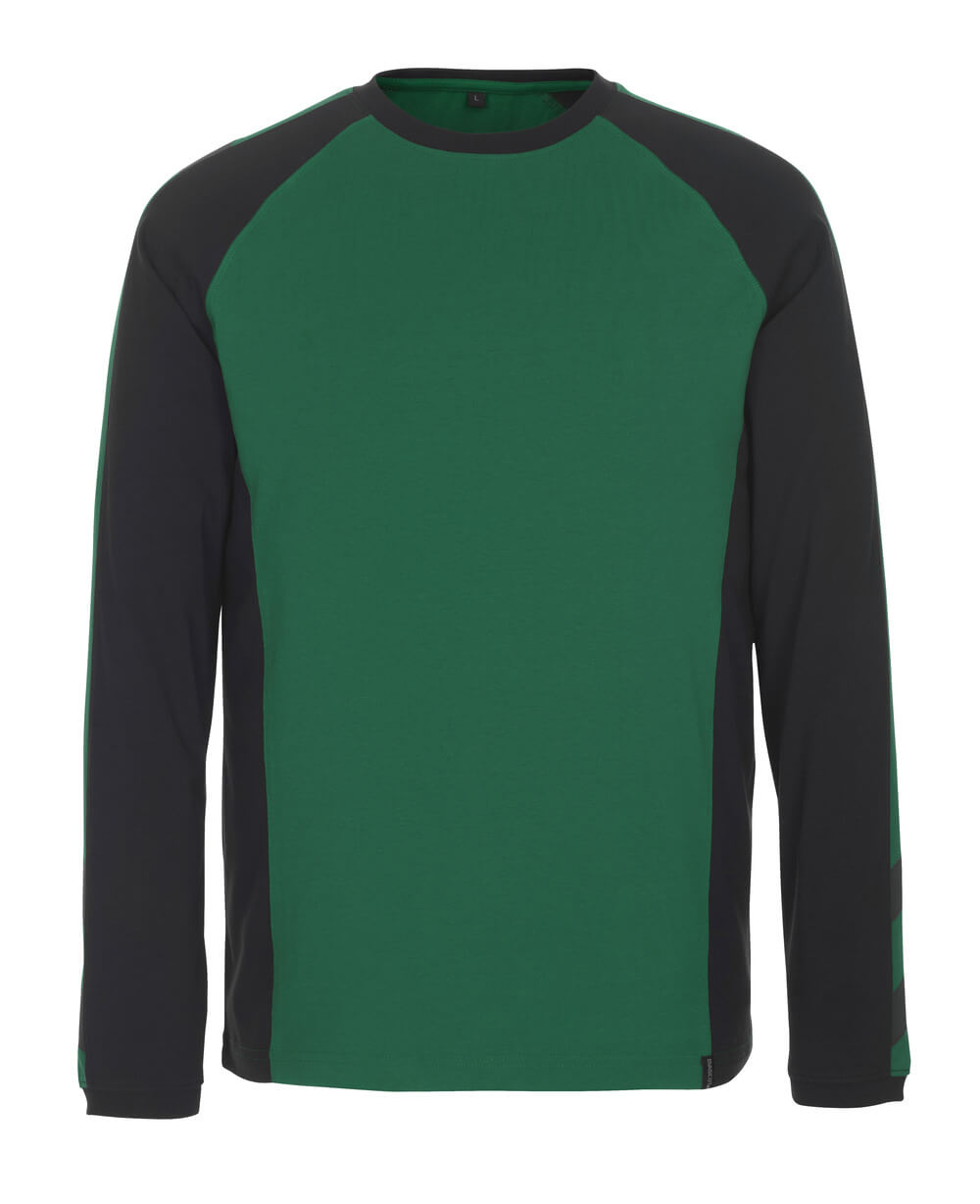 Langarmshirt UNIQUE green/black