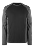Langarmshirt UNIQUE black/dark anthracite