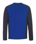 Langarmshirt UNIQUE royal/dark navy