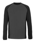Langarmshirt UNIQUE dark anthracite/black