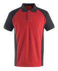Poloshirt UNIQUE red/black