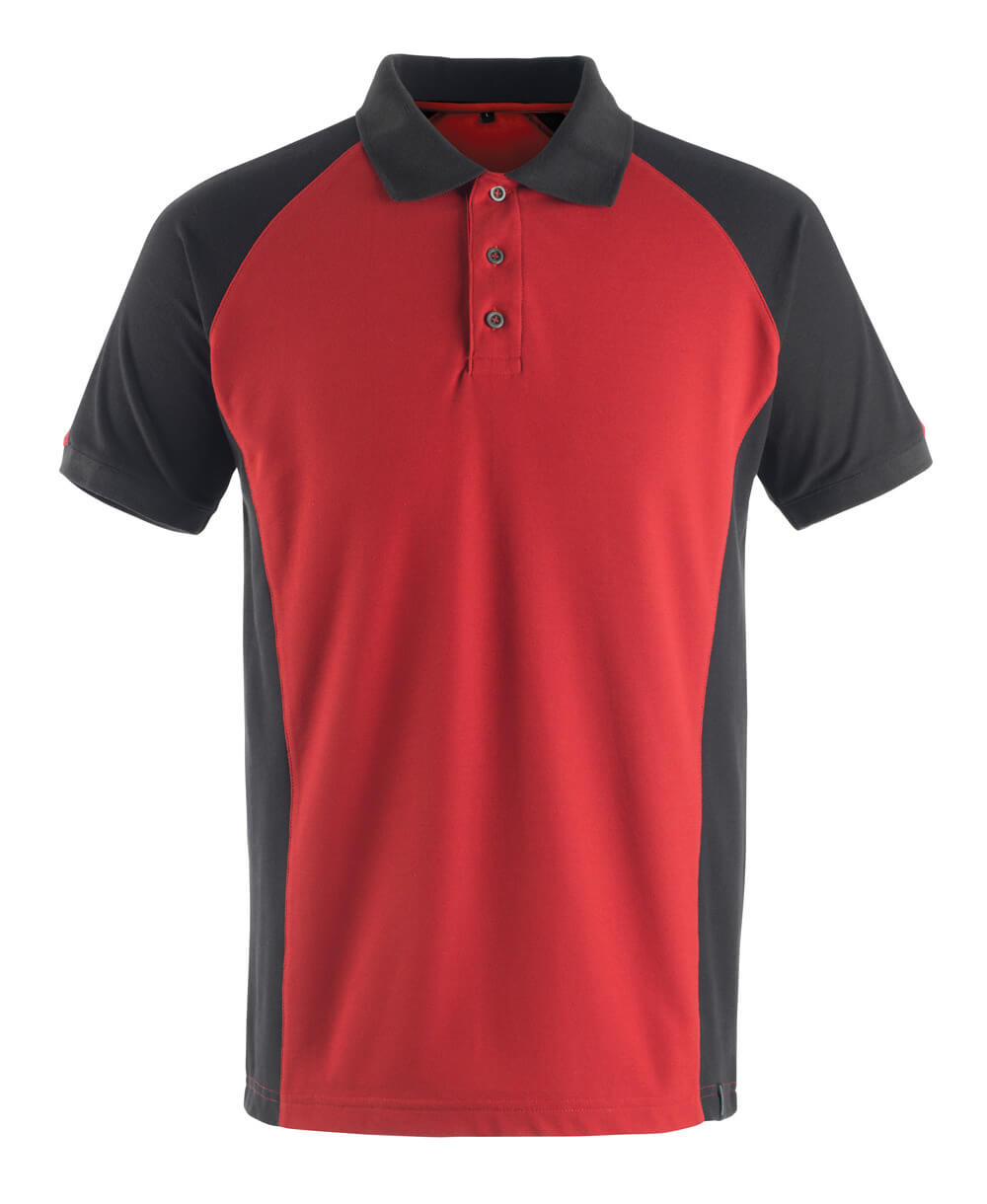 Poloshirt UNIQUE red/black