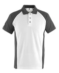 Poloshirt UNIQUE white/dark anthracite