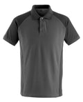 Poloshirt UNIQUE dark anthracite/black