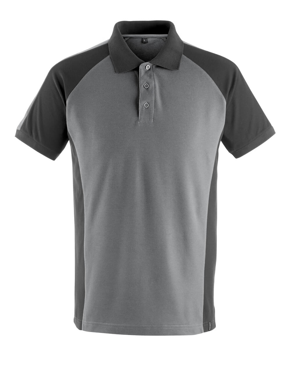 Poloshirt UNIQUE anthracite/black