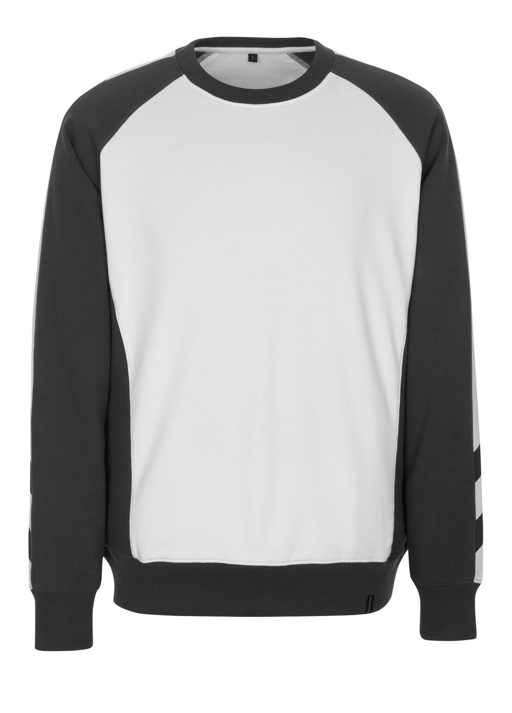 Sweatshirt UNIQUE white/dark anthracite