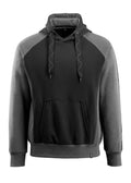 Hoodie UNIQUE black/dark anthracite