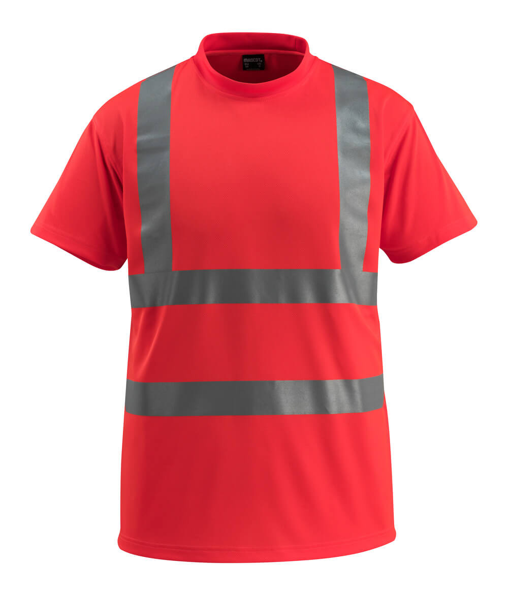 T-Shirt SAFE LIGHT warnschutz-rot