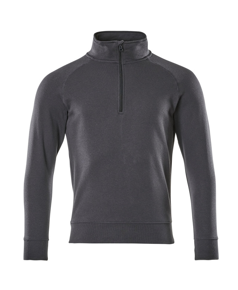 Sweatshirt with half zip CROSSOVER dunkelblau