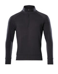 Sweatshirt with half zip CROSSOVER schwarz
