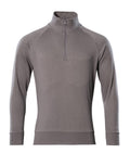 Sweatshirt with half zip CROSSOVER anthrazit